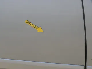 Audi A6 4B C5 Tür Türblatt hinten rechts nur Türblatt silber LY7W -ohneAnbauteil - Bild 6