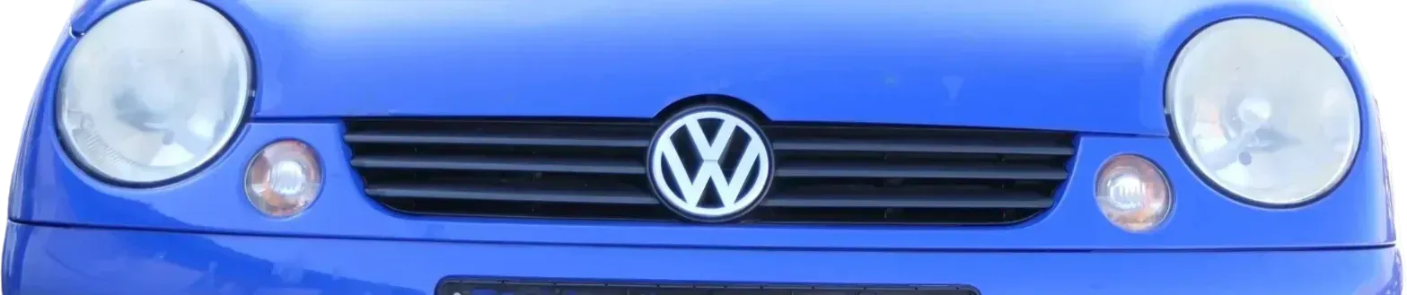 VW Lupo 6X Kühlergrill Grillleiste vorne Leiste blau LW5Z - Bild 1