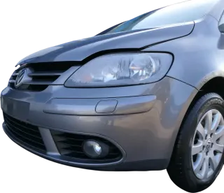 VW Golf 5 5M1 Plus Stoßstange vorne Frontstoßstange Stoßfänger grau LA7T SWR - Bild 8