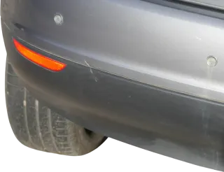 Golf 5 5M1 Plus Stoßstange hinten Heckstoßstange Stoßfänger grau LA7T PDC - Bild 3