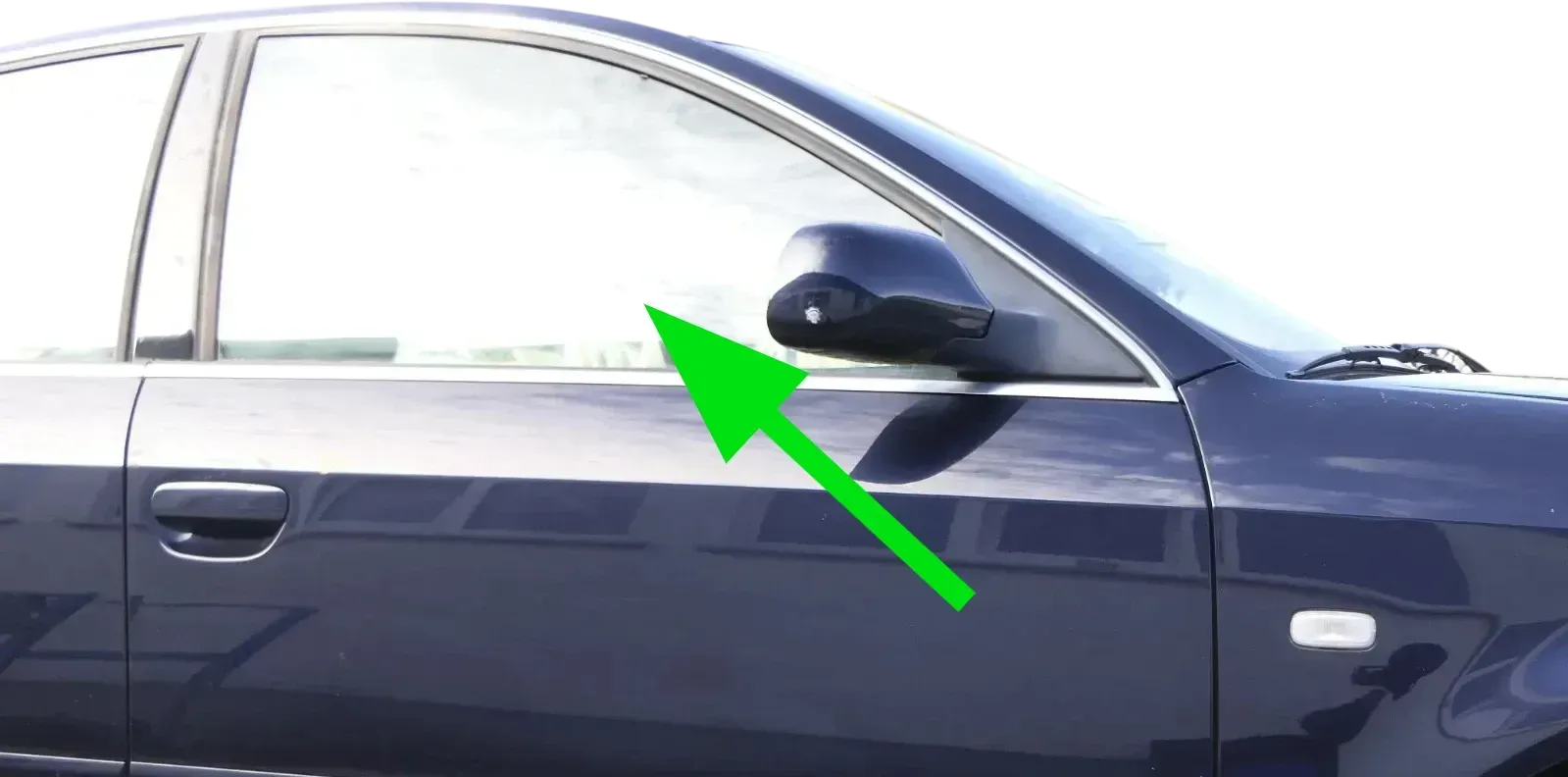 Audi A6 4B vorne rechts Fenster Scheibe in Tür Fensterscheibe 4/5-Türer Fenster - Bild 1