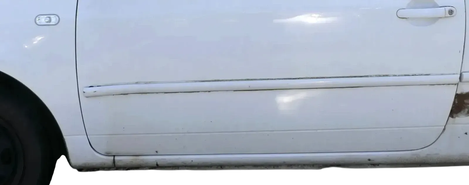 Lupo NUR Zierleiste Leiste Abdeckung an der Tür vorne links - weiß LB9A - Bild 1