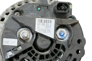 VW Polo 6N2 9N Lichtmaschine Generator 045903023 A 120A m. Freilauf TDI SDI 55kw - Bild 5