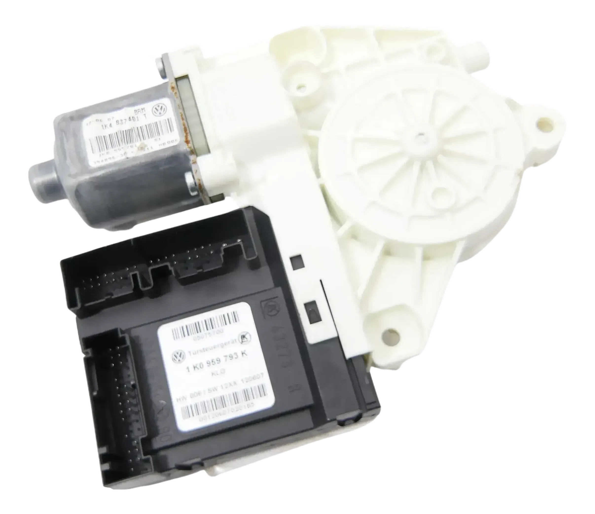 VW Golf 5 ektrischer Fensterheber Motor vorne links 1K0959793R 1K0959701AG Z0S - Bild 1