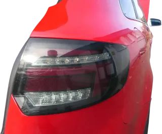 Audi A3 8P Stoßstange Stoßfänger hinten 4/5-Türer rot LY3J - Doppelrohr Sportbac - Bild 10