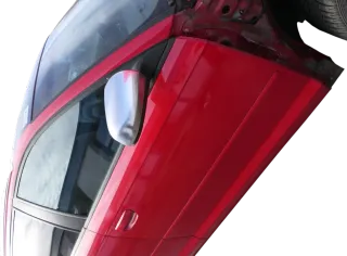 Audi A3 8P 4/5 Türer Tür vorne rechts Beifahrertür Türblatt rot LY3J Sportback - Bild 3