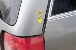Passat 3BG Kombi Variant Heckklappe Klappe Kofferraumklappe grau LD7W Scheibe - Bild 14
