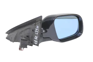Audi A6 4B Spiegel Außenspiegel rechts elektrisch schwarz LZ9W mit Glas - Bild 4