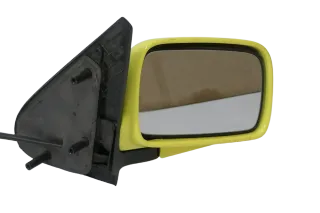 VW Polo 6N manueller manuell Spiegel Außenspiegel rechts + Glas gelb LD1B - Bild 4