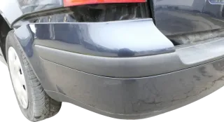 VW Golf 4 Kombi Avant Stoßstange hinten Heckstoßstange Stoßfänger blau grau LC5F - Bild 2