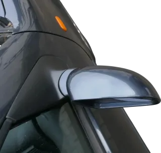 VW Golf 4 Bora elektrischer Spiegel vorne rechts Außenspiegel grün LC6M Glas - Bild 6