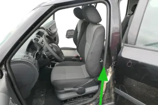 Skoda Fabia 5J Türdichtung Dichtung Tür vorne links Fahrertür 5J0867365E rechts - Bild 2