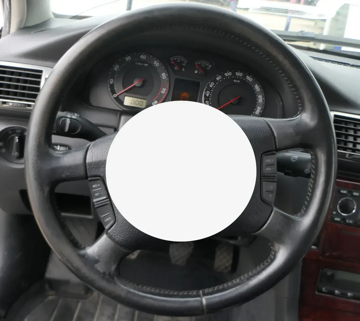 VW Passat 3BG Golf 4 Bora Lenkrad Multifunktionslenkrad Schalter Knöpfe Leder - Bild 1