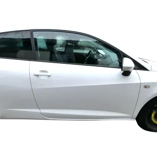 Ibiza 6J Tür vorne rechts Beifahrertür weiß LB9A 2/3-Türer - ohne Anbauteile - Bild 1