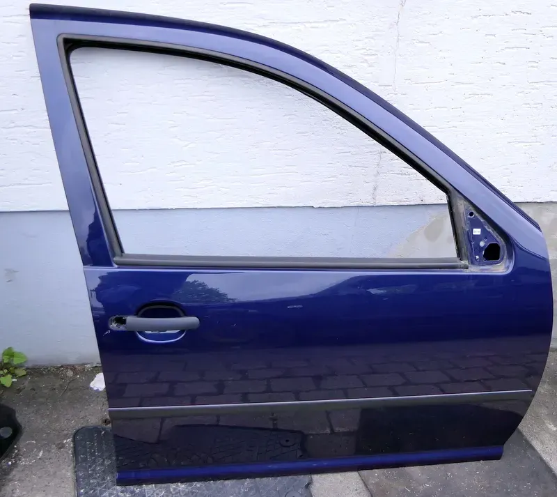 VW Golf 4 Bora Tür vorne rechts Beifahrertür 4/5-Türer + Kombi Variant blau LB5N - Bild 1