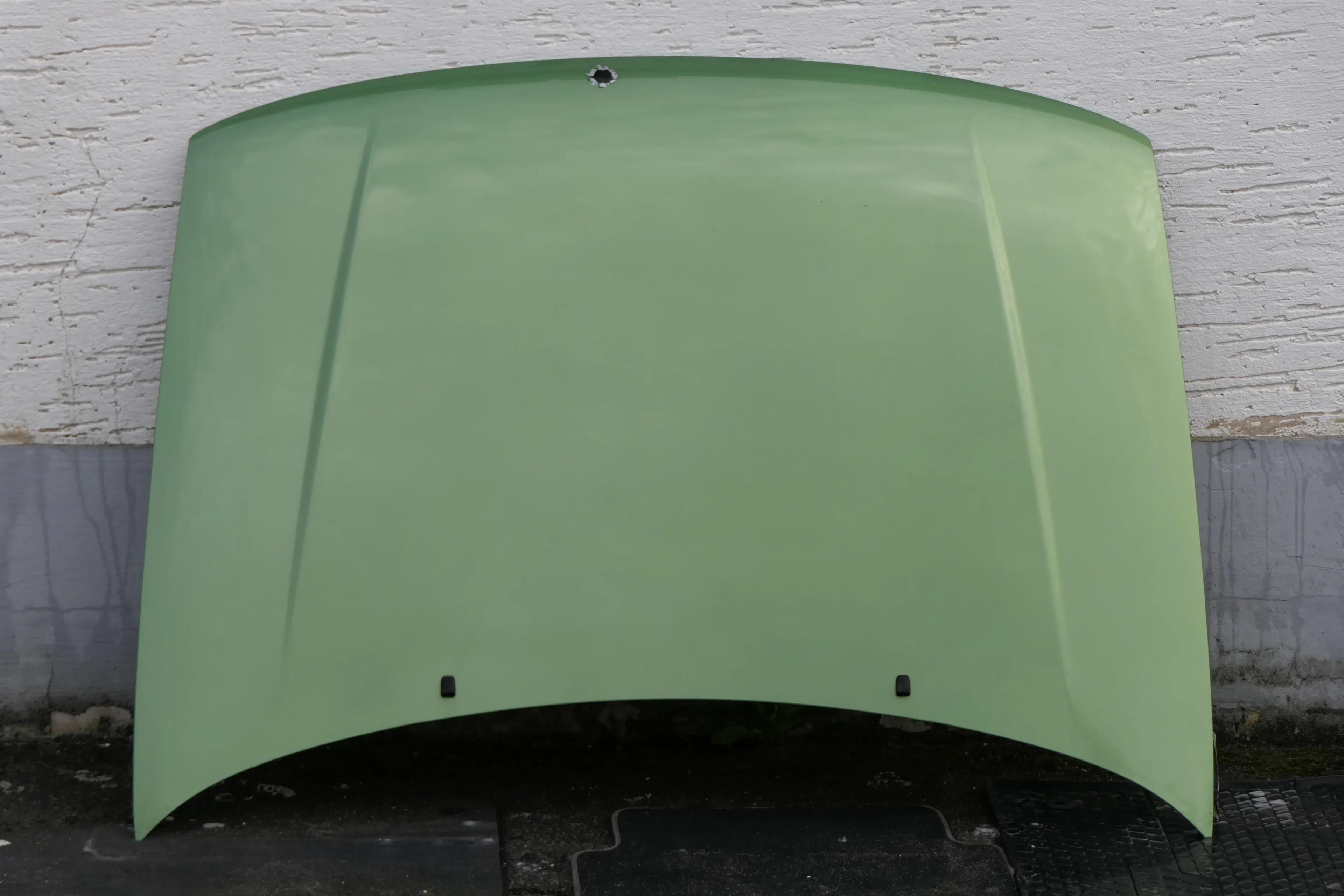 VW Polo 6N Motorhaube Klappe vorn vorne grün LA6P - Bild 1