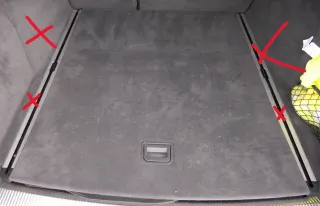 Audi A6 4F Kombi Avant Verkleidung Abdeckung Kofferraum Teppich Boden schwarz - Bild 1