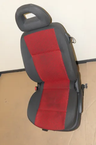 Seat Arosa VW Lupo Sitz vorne links Fahrersitz Höhenverstellung rot schwarz ---- - Bild 1
