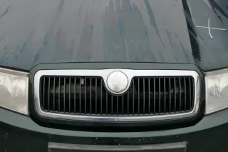 Fabia 6Y Zeichen Kühlergrill Grill Gitter 6Y0853668 grün LF8C Logo - Bild 1