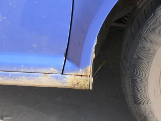 VW Golf 4 1J Kotflügel vorne rechts blau LA5C - Bild 3
