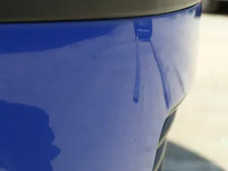 VW Polo 9N Stoßstange Frontstoßstange vorne blau LA5F - Bild 5