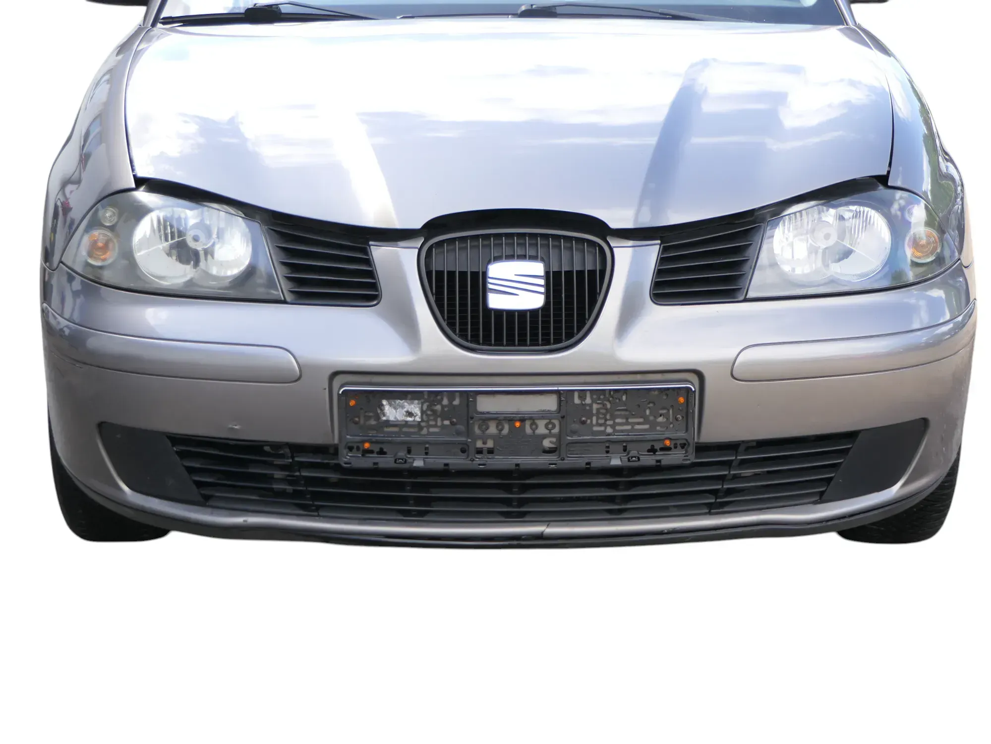 Seat Ibiza 6L Stoßstange Frontstoßstange vorne grau LS7U bis caAnfang2006 - Bild 1
