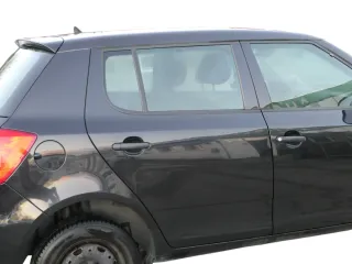 Skoda Fabia 5J Limousine Tür hinten rechts schwarz LF9R - ohne Anbauteile - Bild 3