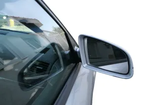 Audi A4 B6 B7 8E Spiegel Außenspiegel rechts elektrisch verstellbar silber LY7W - Bild 1