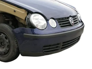 VW Polo 9N Stoßstange Frontstoßstange vorne blau LB5N - Bild 14