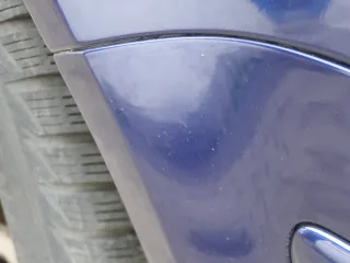 VW Golf 4 Stoßstange vorne Frontstoßstange Stoßfänger blau LB5N SWR -ohne Kappen - Bild 12