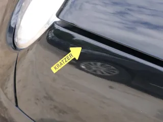 VW Lupo 6X Kotflügel vorne links schwarz L041 - Bild 5