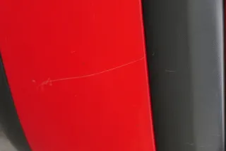 VW Golf 4 Limousine Stoßstange hinten Heckstoßstange Stoßfänger rot LP3G - Bild 7