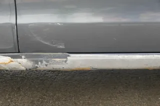 VW Polo 9N 9N3 Tür vorne rechts Beifahrertür 4/5-Türer grau LC7V ohneAnbauteile - Bild 5