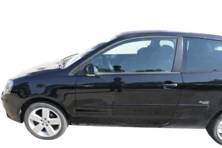 VW Polo 9N 9N3 Tür vorne links Fahrertür 2/3-Türer schwarz L041 -ohne Anbauteile - Bild 1