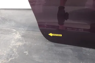 VW Polo 9N 9N3 Tür vorne rechts Beifahrertür rot braun LC3W 2/3-Türer - Bild 5