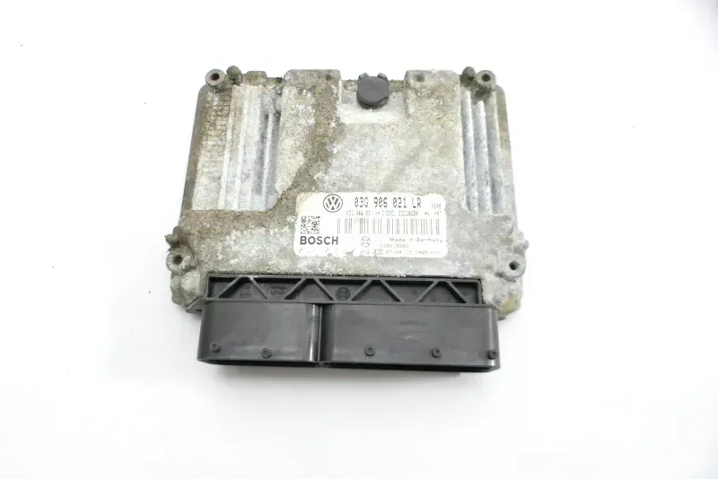 VW Passat 3C Steuergerät 1.9 TDI 77kw 105PS BXE Motor 03G906021LR 03G990990B - Bild 1