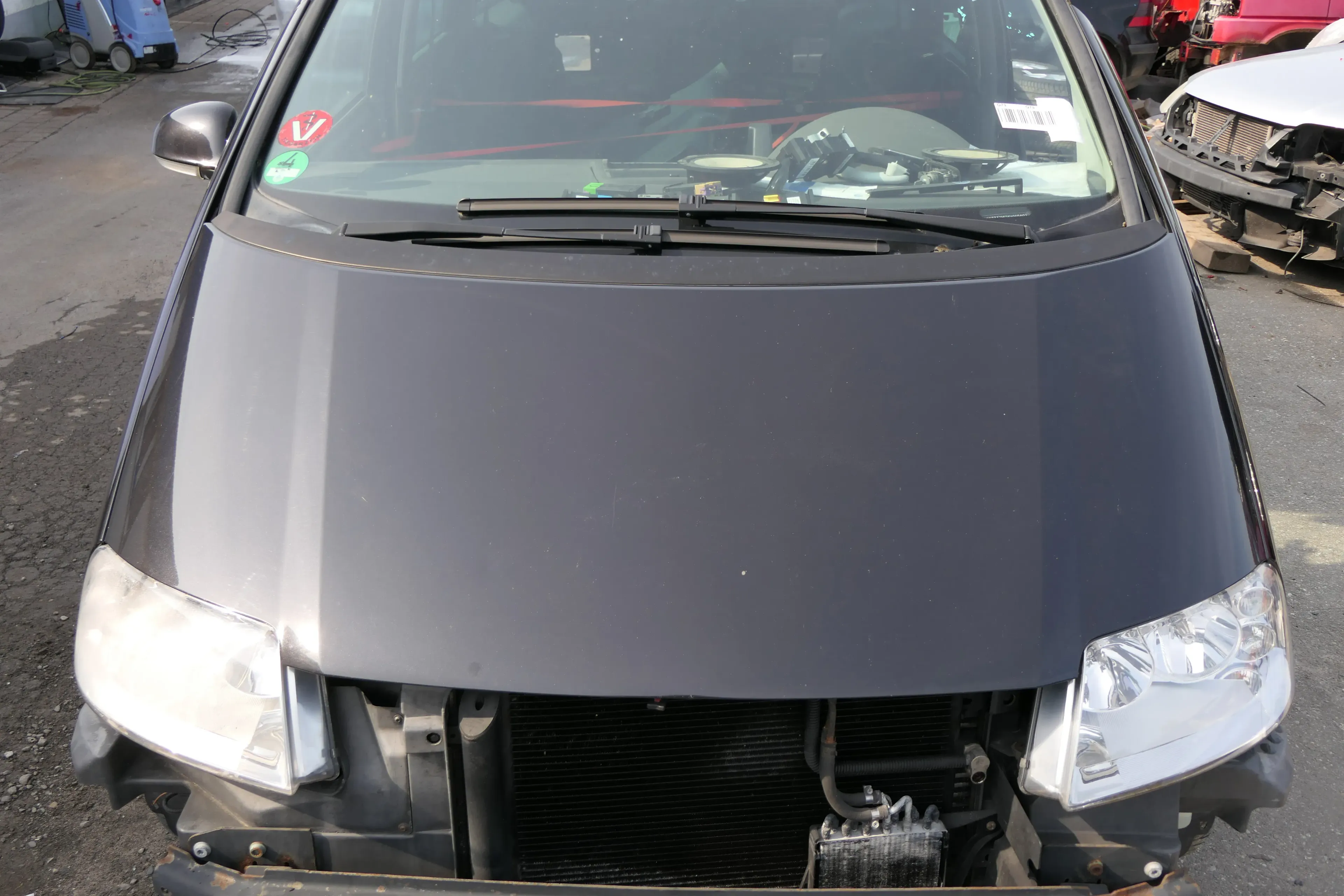 VW Sharan 7M Motorhaube Klappe Haube vorn vorne schwarz LC9Z abca.Bj2000passend - Bild 1