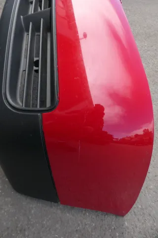 VW Lupo Stoßstange vorne Frontstoßstange Stoßfänger rot LY3D - Bild 2