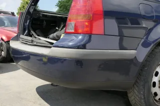 VW Golf 4 Kombi Avant Stoßstange hinten Heckstoßstange Stoßfänger blau LA5G perl - Bild 3