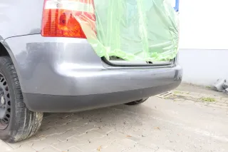 VW Touran 1T Stoßstange hinten Heckstoßstange Stoßfänger grau LD7X grey - Bild 4