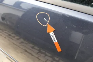 VW Golf 5 V 1K Tür vorne rechts Beifahrertür 4/5-Türer blau grau LC5F TÜRBLATT - Bild 5