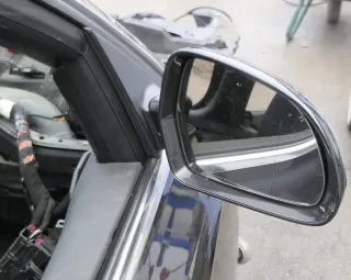 Audi A4 B8 8K Spiegel Außenspiegel rechts elektrisch grau braun LZ7L - Bild 3