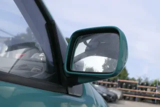 VW Polo 6N manueller manuell Spiegel Außenspiegel rechts grün LD6D & Glas - Bild 4