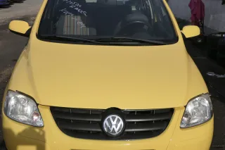 VW Fox 5Z Motorhaube Klappe vorn vorne gelb LY1C Haube - Bild 1