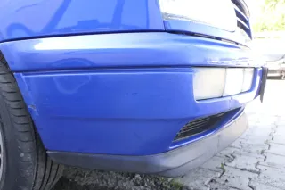 VW Golf 3 auch Cabrio Stoßstange vorne Stoßfänger vorn blau LW5Z lackiert - Bild 3