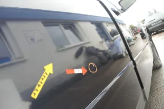Audi A4 B6 8E nur Türblatt Tür hinten rechts blau LZ5L Kombi+Limo - Bild 3