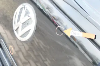 VW Lupo 6X Heckklappe Klappe Kofferraumklappe Scheibe schwarz L041 ohneAnbautei - Bild 4