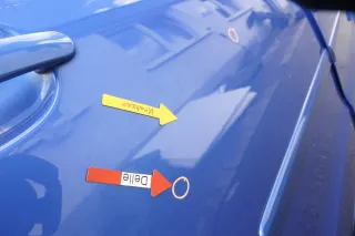 VW Polo 9N 9N3 Tür hinten rechts 4/5-Türer blau LA5M - Bild 5