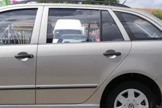 Skoda Fabia 6Y Combi Variant Kombi Tür hinten links gelb gold beige LF8F Ohne - Bild 1