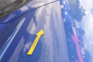 VW Polo 9N 9N3 Tür vorne links Fahrertür 4/5-Türer blau LA5M ohneAnbautei - Bild 4